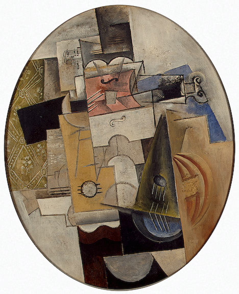Picasso Musical instruments 1912